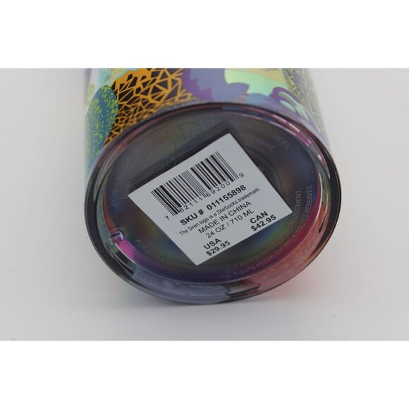 Starbucks 2024 Fall Halloween pumpkins UFO topper glow in the dark venti tumbler - Picture 7 of 11